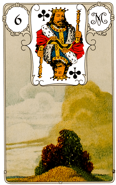 Bedeutung und Kombinationen der Lenormandkarte 6 - die Wolken