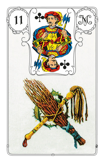 Lenormandkarte 11 Ruten
