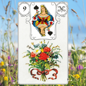 Blumen Lenormand Karte 9