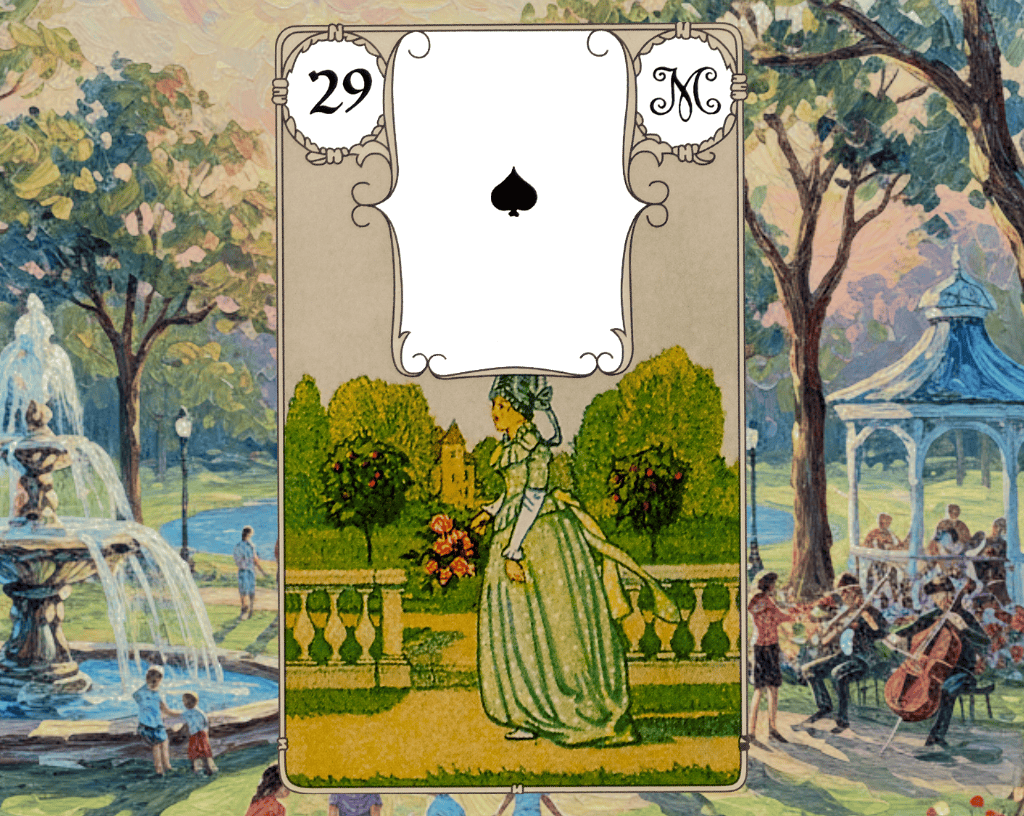 Lenormandkarte Dame 29.